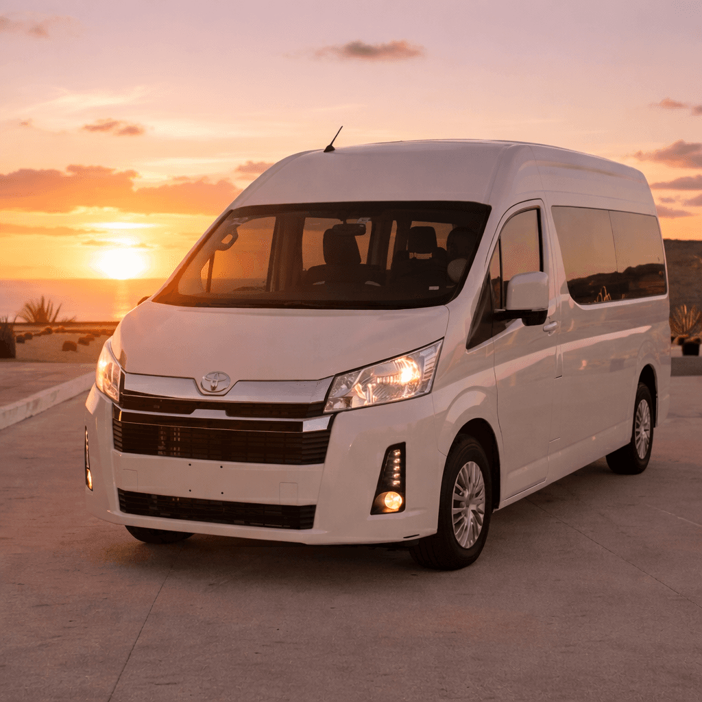 Luxury shuttle van transportation
